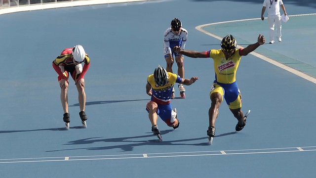 Mundial de Patinaje en Rosario, Argentina. FOTO COLPRENSA.