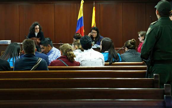 Sin la presencia del condenado, la jueza 39 del circuito dictó la sentencia. FOTO COLPRENSA