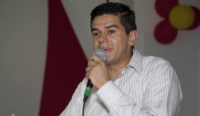 Alcalde de Pamplona, Ronald Contreras. FOTO LA OPINIÓN - COLPRENSA