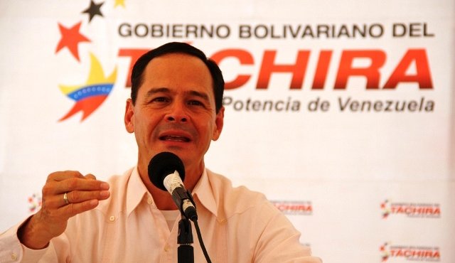 El gobernador del estado venezolano de Táchira, José Gregorio Vielma Mora. FOTO Archivo Colprensa