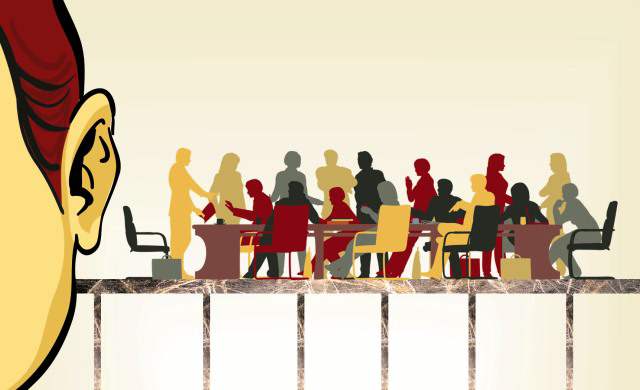 Una prensa "vigilada" | ILUSTRACIÓN MORPHART