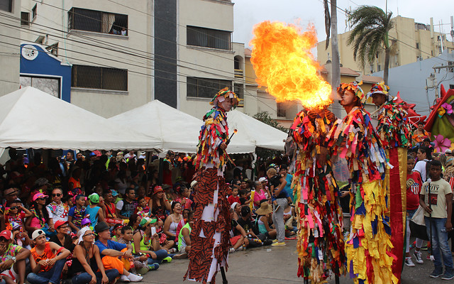 Música y baile tradicional en La Gran Parada del Carnaval. FOTO COLPRENSA
