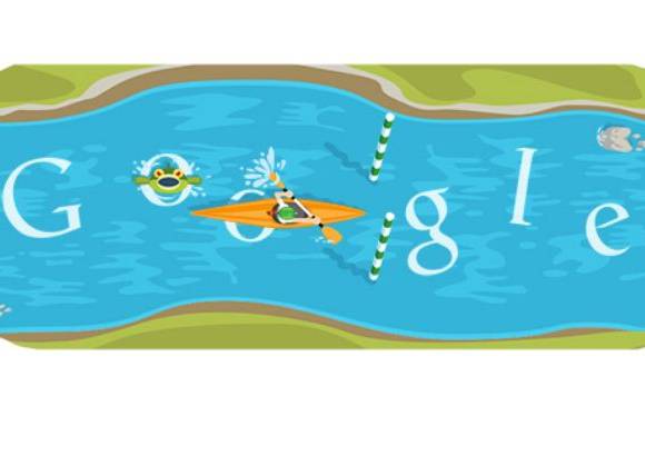 Tomado de web - Canoa Slalom 2012 - El gigante tecnol&#243;gico cre&#243; distintas im&#225;genes conmemorativas de los deportes participantes de las justas de verano. Registramos los que fueron presentados en Pek&#237;n 2008 y los de Londres 2012.