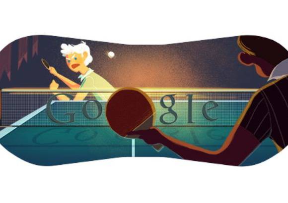 Tomado de web - Tenis de mesa 2012 - El gigante tecnol&#243;gico cre&#243; distintas im&#225;genes conmemorativas de los deportes participantes de las justas de verano. Registramos los que fueron presentados en Pek&#237;n 2008 y los de Londres 2012.