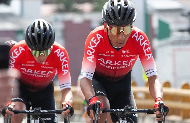 El colombiano Nairo Quintana estará en la París Niza que arranca este domingo. FOTO CORTESIA-ARKÉA-SAMSIC