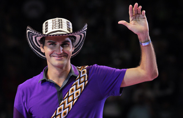 Después de 7 años, Roger Federer regresa a Colombia. FOTO COLPRENSA