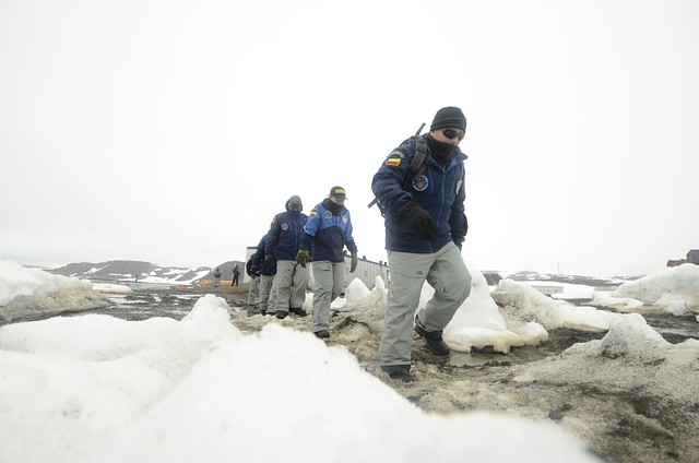 Los miembros del Programa Antártico Colombiano viajaron a bordo del buque ARC 20 de julio. FOTO COLPRENSA