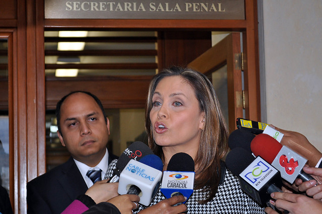 Lucero Cortés anunció que impugnará la condena de cinco años de prisión que la Corte Suprema de Justicia dictó el 23 de mayo de 2012. FOTO Colprensa