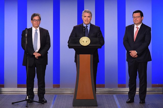 Juan Pablo Zárate, viceministro técnico de Hacienda, presentó el Marco Fiscal de Mediano Plazo y con él el espacio para endeudarse del Gobierno Nacional. FOTO COLPRENSA