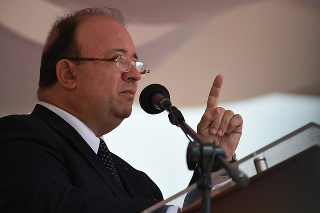 Ministro de defensa, Luis Carlos Villegas. Foto archivo