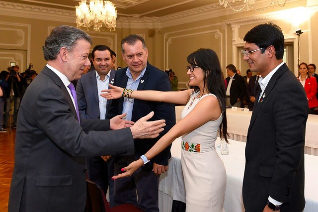 Gobernadores de todos los departamentos del país respaldan a Juan Manuel Santos en busca de la paz. COLPRENSA