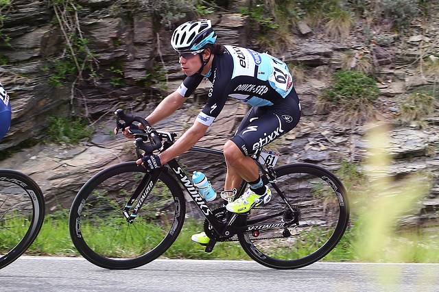 En mayo 11 de 2015, compitiendo con el Omega Pharma en el Giro de Italia. FOTO COLPRENSA