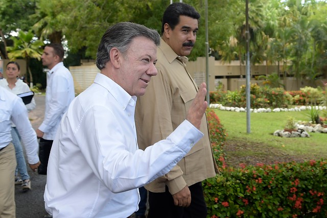 El presidente, Juan Manuel Santos, se pronunció de nuevo sobre la situación con su homólogo venezolano, Nicolás Maduro. FOTO COLPRENSA