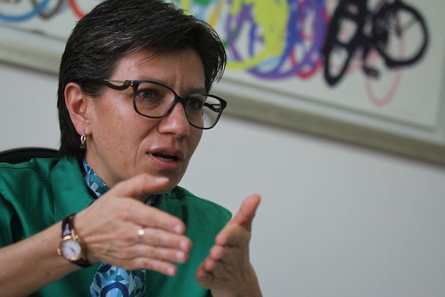 Claudia López asegura que cumplirá con todo su periodo como congresista, que va hasta 2018. FOTO COLPRENSA