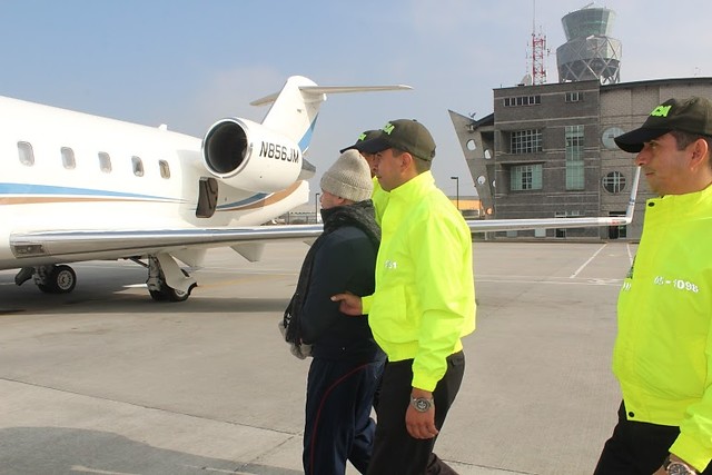 Alias ‘Alex’ requerido por las autoridades de Estados Unidos por el delito de narcotráfico. FOTO COLPRENSA. 