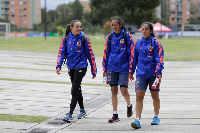 Integrantes de la Selección Colombia Femenina Sub 17. FOTO Colprensa