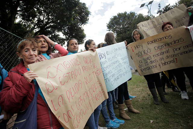 Madres comunitarias entablan diez mil demandas en todo el país contra el ICBF. FOTO COLPRENSA