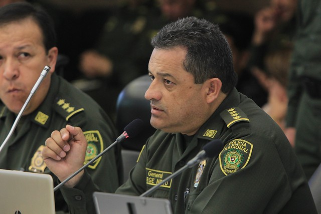 Director de la Policía Nacional, general Jorge Hernando Nieto. FOTO COLPRENSA