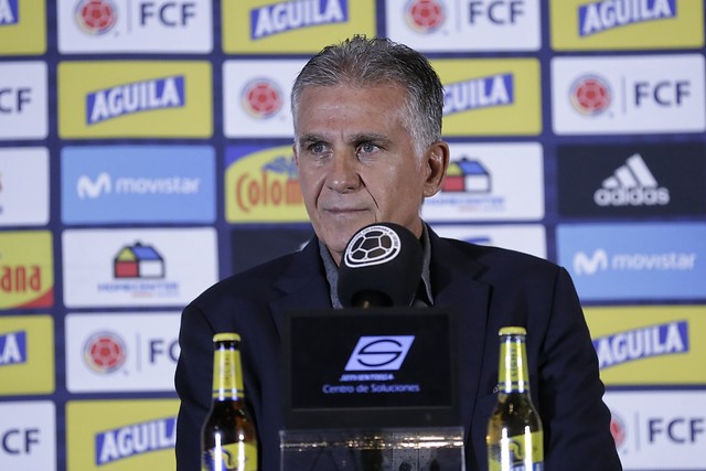 Carlos Queiroz dio rueda de prensa antes del partido ante Venezuela en Estados Unidos. FOTO COLPRENSA