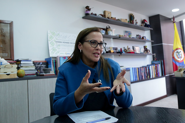 Sandra Howard, viceministra de Turismo de Colombia. CRÉDITO: COLPRENSA