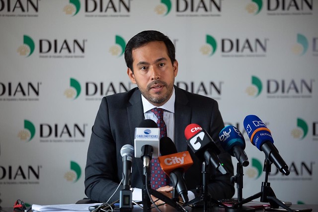 Lisandro Junco, director de Gestión de Ingresos de la Dian, recordó que la normalización tributaria exime de sanción. FOTO COLPRENSA