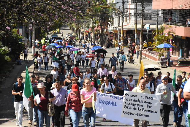 Mañana miércoles 17 de octubre los estudiantes se volverán a manifestar en vías de las principales ciudades del país. FOTO COLPRENSA
