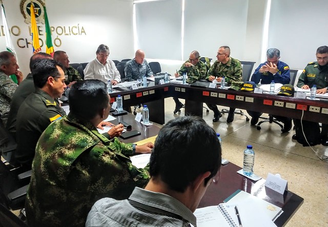 En Quibdó se llevó a cabo el consejo de seguridad en el cual se tomaron las medidas. FOTO COLPRENSA