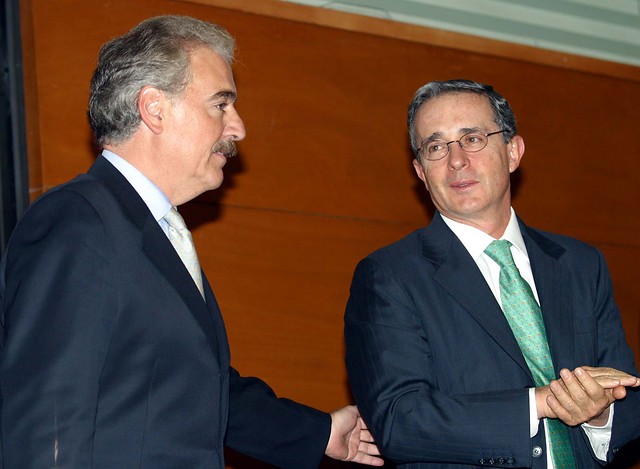 Andrés Pastrana y Álvaro Uribe llegarán unidos a las elecciones del 2018. FOTO COLPRENSA