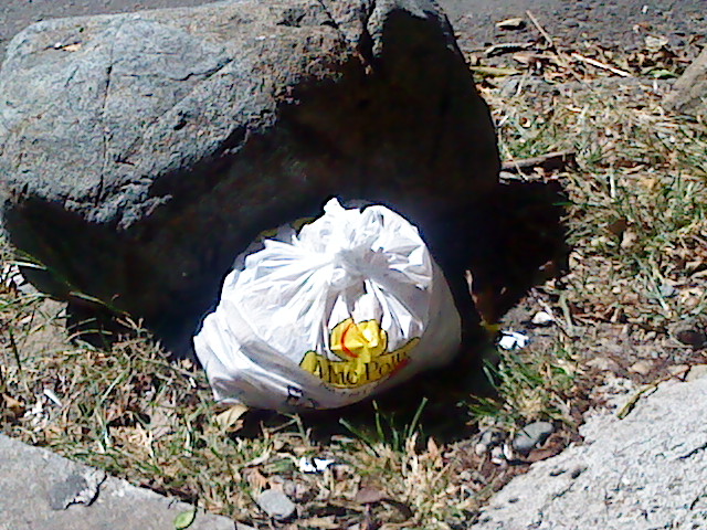 Basura por doquier en los parques de Belén 