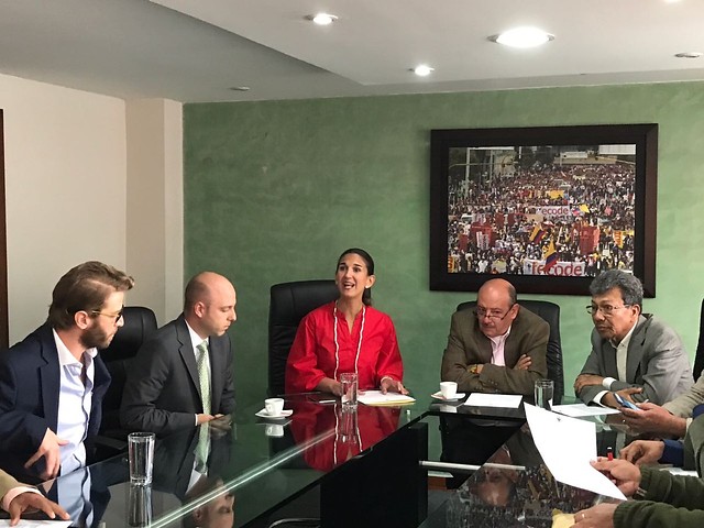 La ministra de educación, Yaneth Giha, está al frente de la negociación con maestros. FOTO COLPRENSA