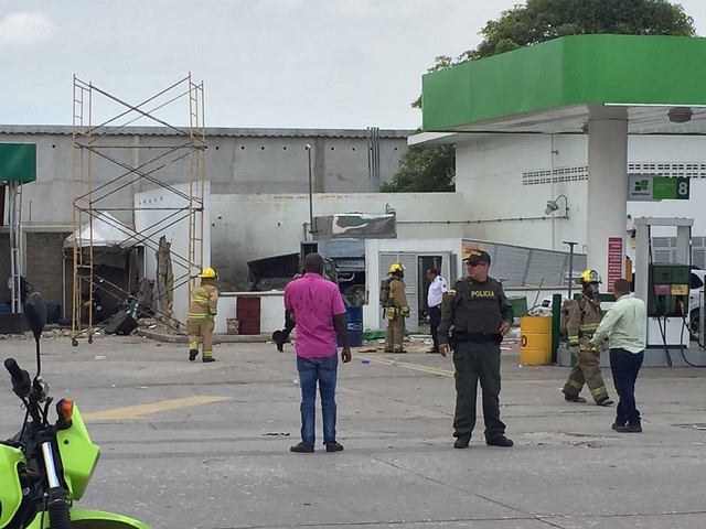La explosión deja hasta el momento 3 muertos y 4 heridos. FOTO Colprensa