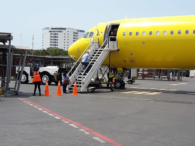 La ciudadana paisa pudo regresar a Colombia en un vuelo humanitario de la aerolínea Spirit. FOTO COLPRENSA