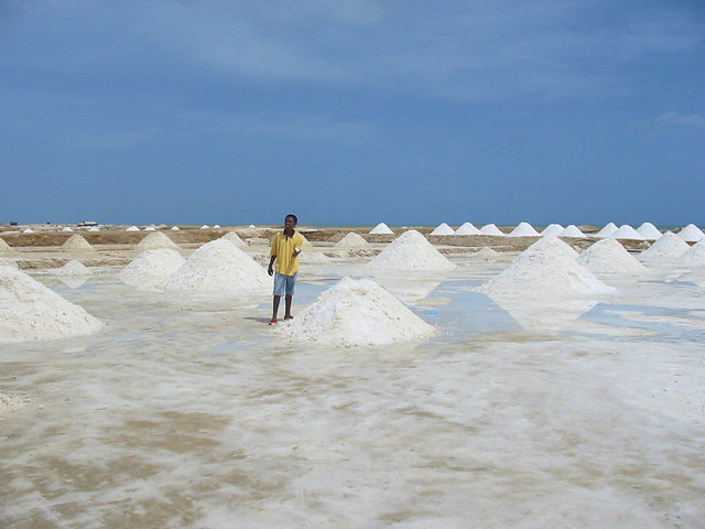 Mina de sal en Manaure. FOTO Colprensa