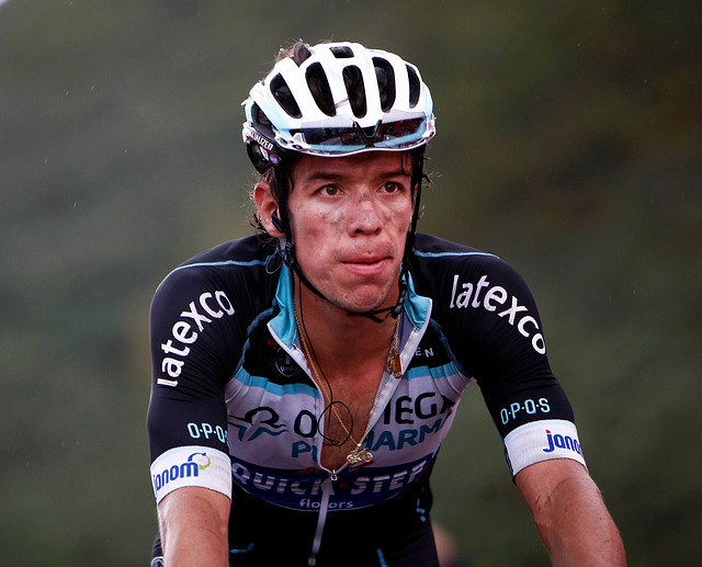 En la Vuelta a España, 2014, tras dejar la piel con el equipo Omega Pharma. FOTO COLPRENSA