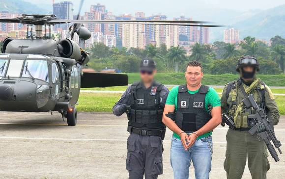 “El Político” jugaba un importante papel en el ala propagandística del Clan Úsuga. FOTO CORTESÍA POLICÍA NACIONAL