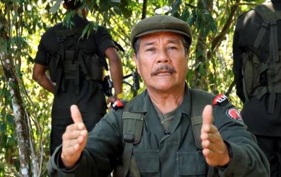 Nicolás Rodríguez Bautista, alias “Gabino”, estaría oculto en Venezuela. FOTO archivo.