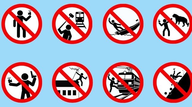 Consejos del gobierno ruso que advierten de los peligros en ciertas selfies. FOTO cortesía