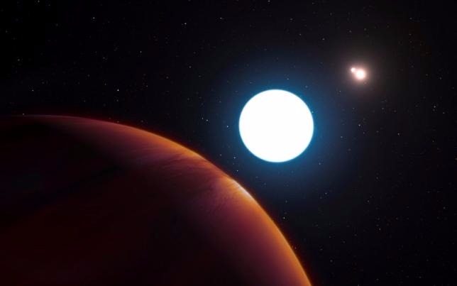 El planeta, llamado HD 131399Ab, es aproximadamente cuatro veces más grande que Júpiter. FOTO REUTERS