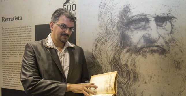 Mario Taddei ha dirigido numerosos proyectos sobre instalaciones didácticas para museos. Ha estudiado la obra del polímata da Vinci durante más de tres décadas. FOTO Carlos Velásquez