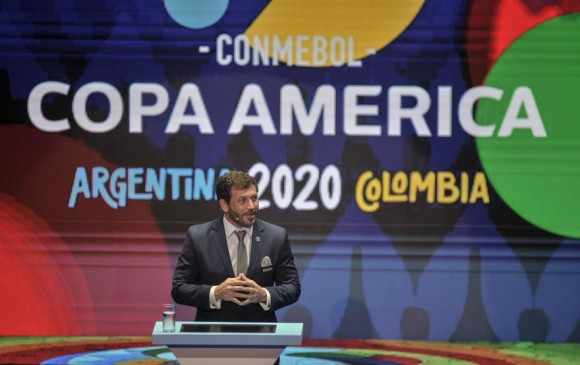 El presidente de la Conmebol, Alejandro Domínguez. FOTO GETTY