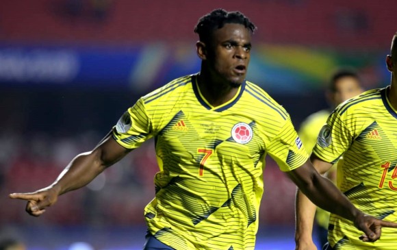 Duván Zapata es el goleador de Colombia con dos anotaciones. FOTO COLPRENSA