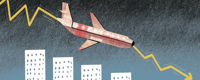 El difícil futuro de la industria aérea