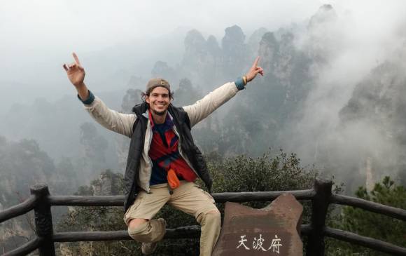 En total, el viaje duró más de tres años. Hizo una parada de dos meses en Colombia. FOTO cortesía Santiago Trujillo