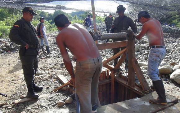 El proyecto combar eficazmente la extracción ilícita de minerales. FOTO Archivo Colprensa 