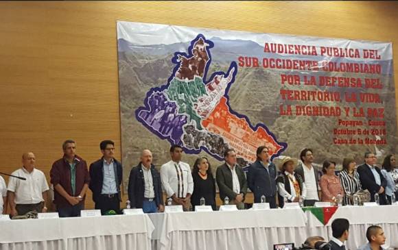 El pasado sábados los partidos políticos que integran la oposición al Gobierno realizaron su primer taller ciudadano en Popayán (Cauca). El próximo será en Barranquilla. FOTO cortesía 