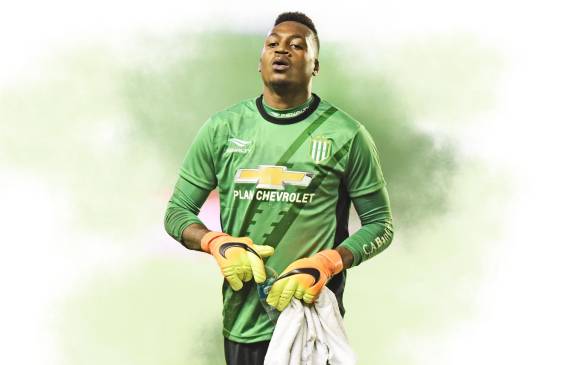 Iván Mauricio Arboleda salió de Tumaco, jugó en Pasto y es titular de Banfield. FOTO efe