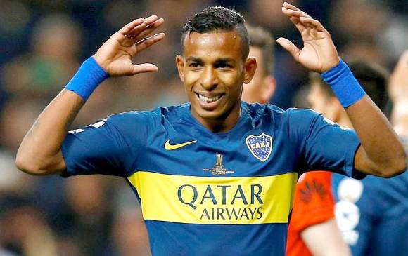 Sebastián Villa llegó al club argentino a mediados de 2018 procedente del Deportes Tolima. En el club xeneize levantó la Supercopa del año pasado y la Superliga de 2020. FOTO efe