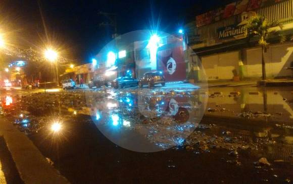 Explosión de tubo de acueducto ocasionó emergencia en el barrio Sevilla