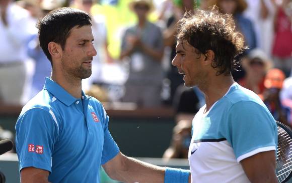 Novak Djokovic y Rafael Nadal, los favoritos en Londres. FOTO EFE