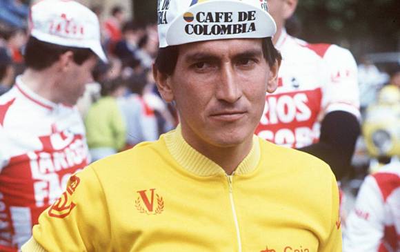 Lucho Herrera también fue quinto del Tour aquella temporada del 87. FOTO: EFE